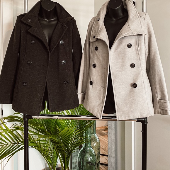2 H&M Double Breasted Pea Coats - Picture 2 of 5